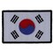 Patch, Embroidered Patch (Iron-On or Sew-On), South Korean Korea Flag Patch, 3" x 2"